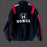 Vintage 80s Racing Jacket: Embroidered Leather F1 Bomber