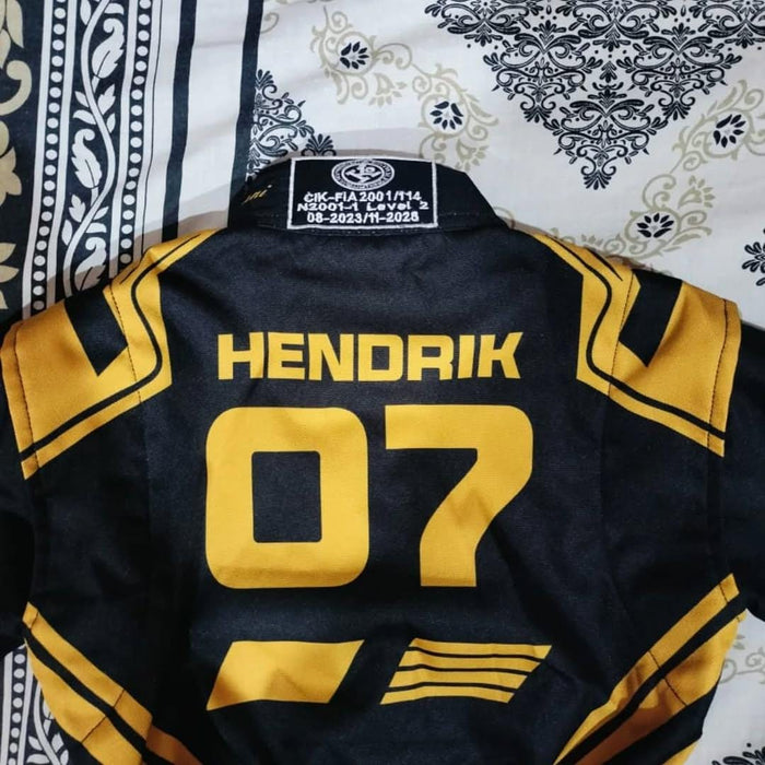 Handmade Custom Go-Kart Racing Suit: CIK/FIA Level 2, Personalized Design