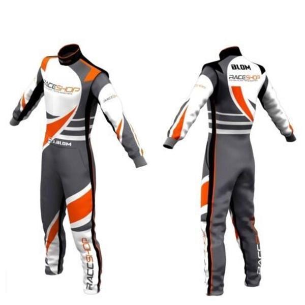 Custom Go-Kart Racing Suit: CIK/FIA Level 2, Personalized Design