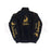 Vintage 80s Racing Jacket: Embroidered Leather F1 Bomber