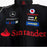 Vintage 80s Racing Jacket: Embroidered Leather F1 Bomber