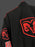 Vintage 80s Racing Jacket: Embroidered Leather F1 Bomber