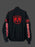 Vintage 80s Racing Jacket: Embroidered Leather F1 Bomber