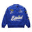 Vintage 80s Racing Jacket: Embroidered Leather F1 Bomber