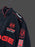 Vintage 80s Racing Jacket: Embroidered Leather F1 Bomber
