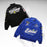 Vintage 80s Racing Jacket: Embroidered Leather F1 Bomber