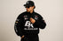 Vintage 80s Racing Jacket: Embroidered Leather F1 Bomber