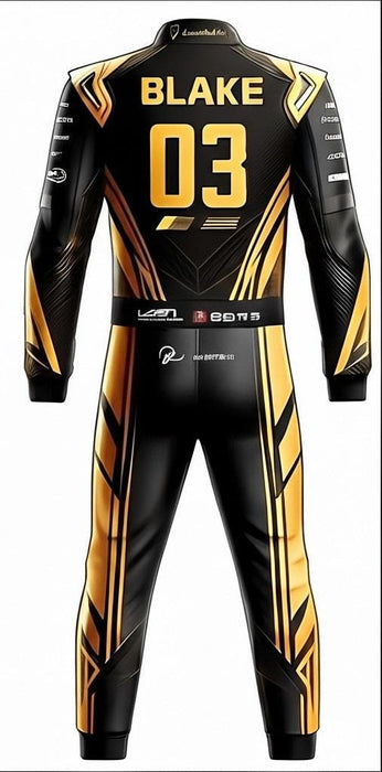 Handmade Custom Go-Kart Racing Suit: CIK/FIA Level 2, Personalized Design