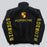 Vintage 80s Racing Jacket: Embroidered Leather F1 Bomber