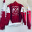 Vintage 80s Racing Jacket: Embroidered Leather F1 Bomber